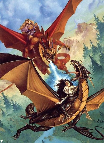 Погоня на ручных драконах