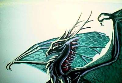 Зелёный дракон благородного вида