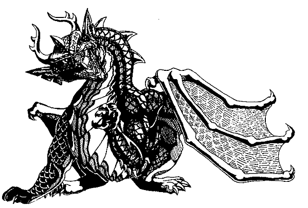 Жуткий восточный дракон