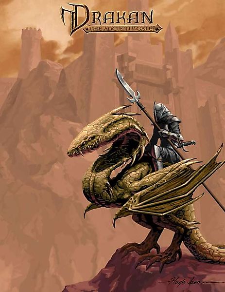 «Дракан. Врата древних» - рыцарь на древней рептилии