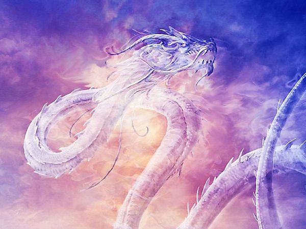 Дракон, сотканный из энергии