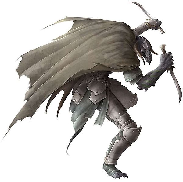 Дракон, вооружённый кинжалами