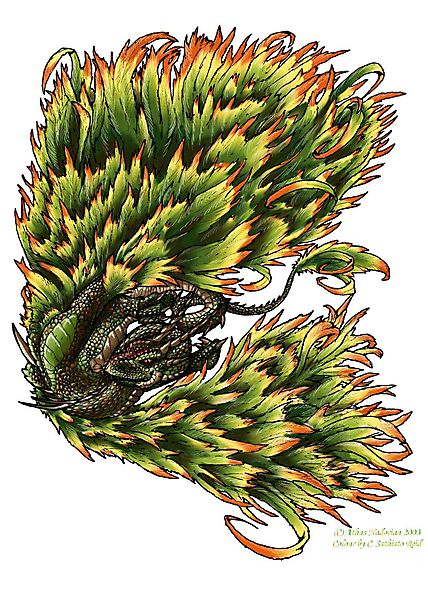 Очень показной дракончик