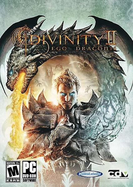 Обложка dvd диска игры Divinity II