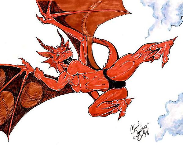 Красный дракон, постигший кунг-фу