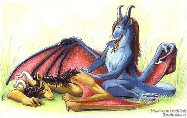 На отдыхе с любимым драконом