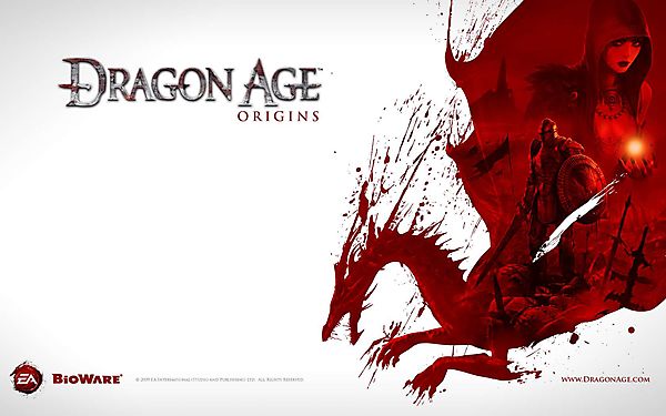 Официальная обложка к игре Dragon Age