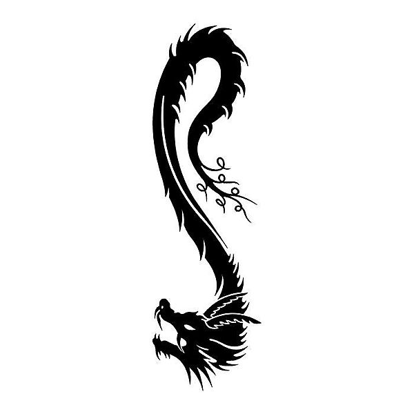 Рисунок змееобразного дракона