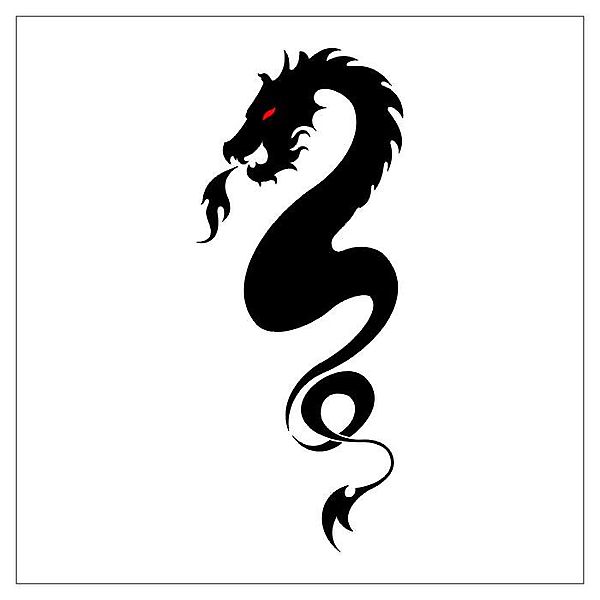 Татуировка пузатенького дракона