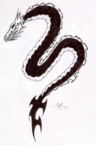 Татуировка змеиного дракона