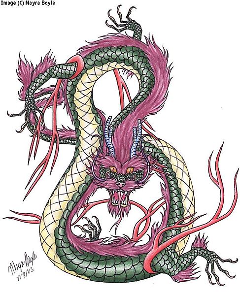 Дракон из китайской провинции Хубэй