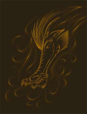 Пламенный лик дракона