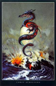Восточный дракон, восставший из морской пучины
