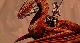 «Дракан. Врата древних» - дева на Красном драконе