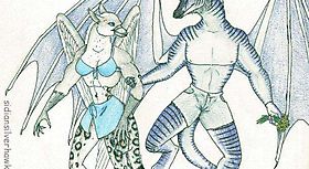 Тигровый дракон и леопардовая грифониха