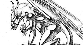 Дракон рвёт сорнячки