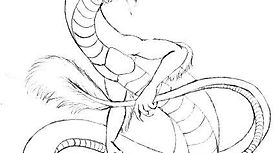 Рогатый китайский дракончик