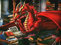 Дракон читает старые рыцарские романы