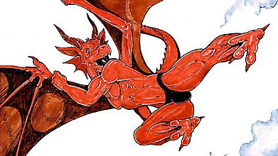Красный дракон, постигший кунг-фу