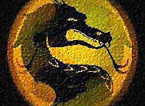 Настенный рисунок дракона