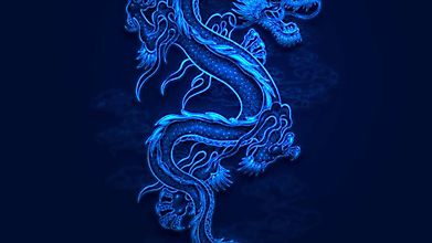 Эмблемка восточного дракона